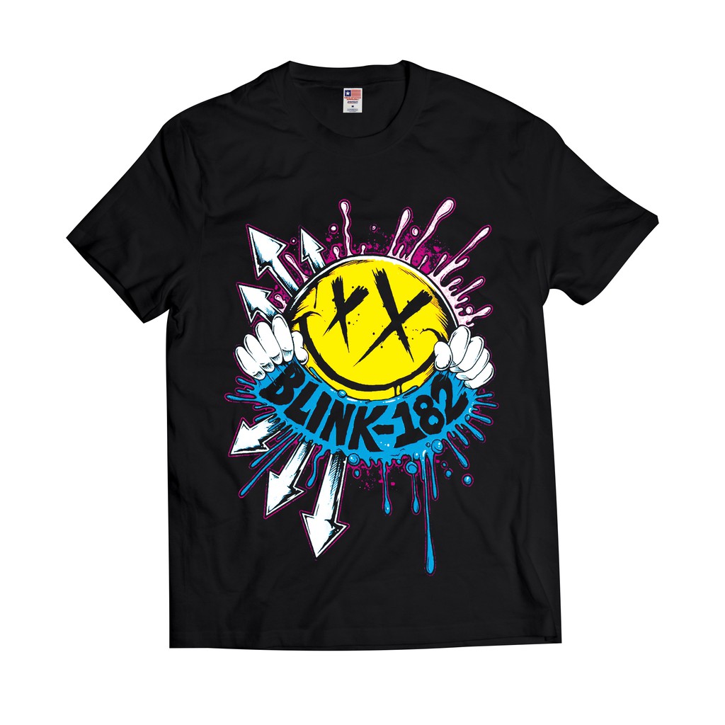 KAOS BAND - BLINK 182 SMILEY | KAOS VINTAGE | KAOS BOOTLEG | KAOS BAND | KAOS BLINK 182 PREMIUM