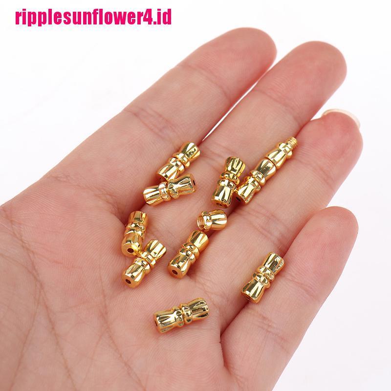 10pcs Sekrup Barrel Clasps Untuk Perhiasan Kalung / Gelang