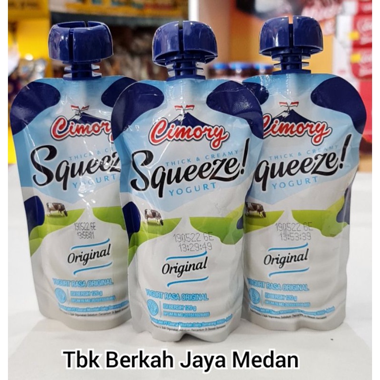 

120gr Cimory Yogurt Original/Cimory Squeeze yogurt Plain/Yogurt Plain/Susu Permentasi