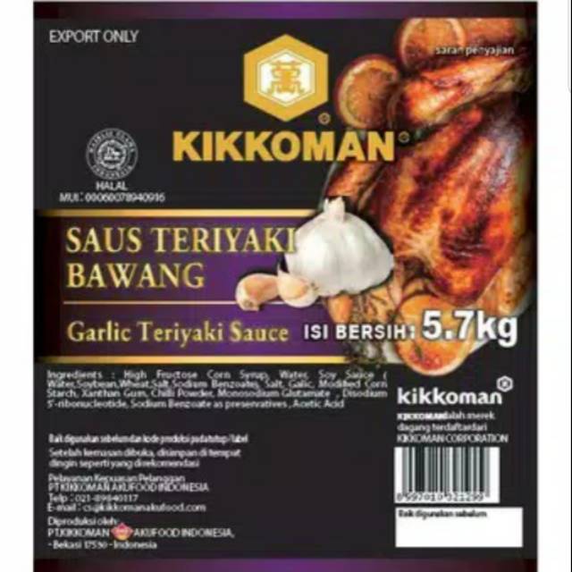 

Saus garlic teriyaki