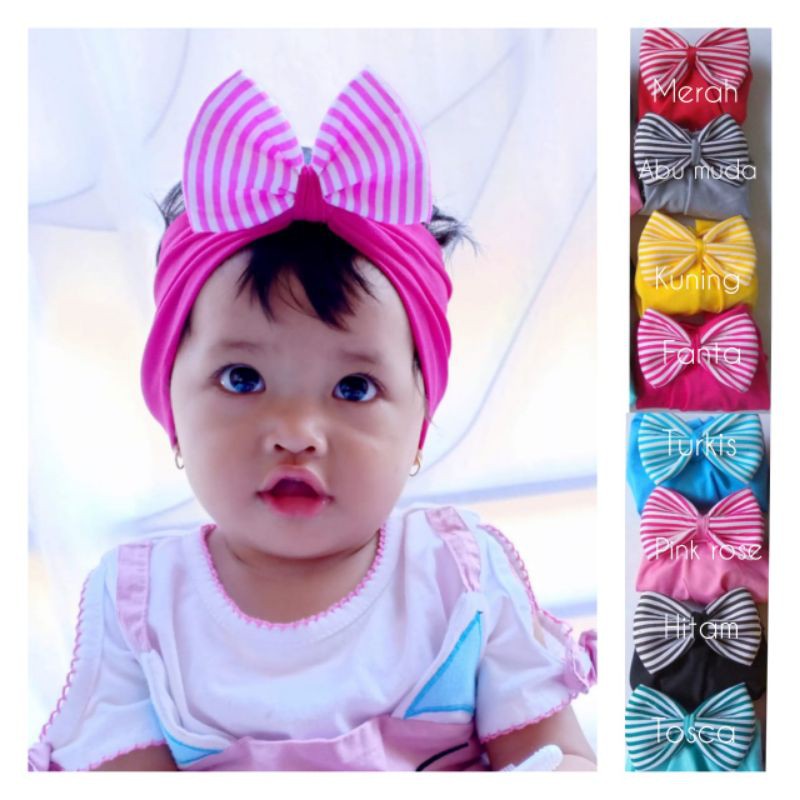 Bandana bayi pita blester