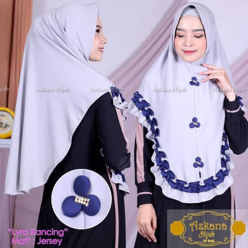 SALE JILBAB INSTAN BY AZKANA HIJAB SEMI JUMBO