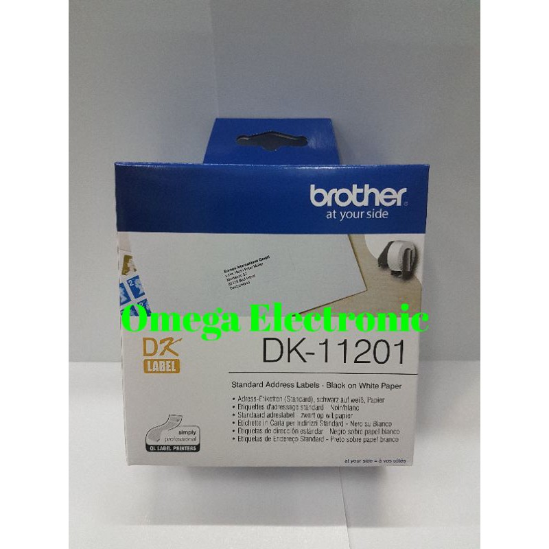 Brother Label Tape DK-11201 - DK Die Cut Label DK 11201 29mm x 90mm