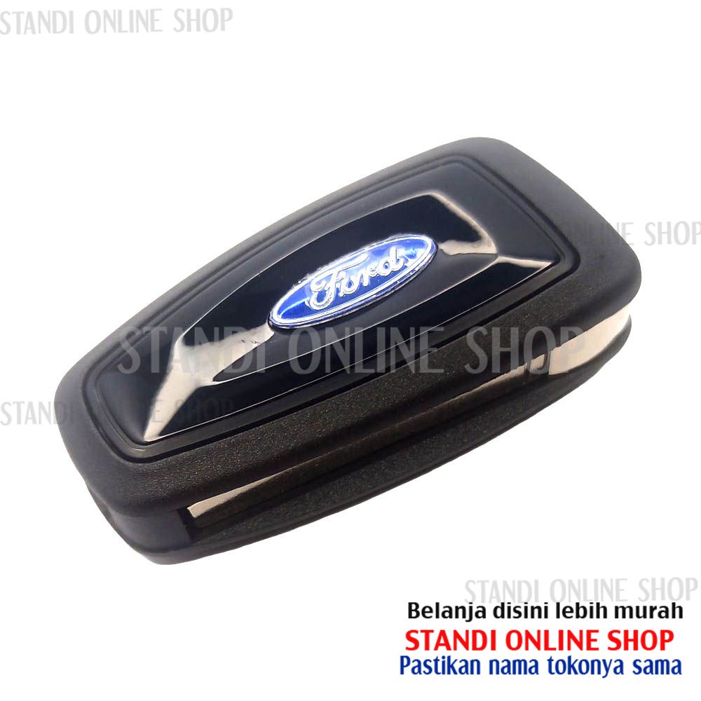 Casing Remote Flipkey Kunci Lipat Key Shell Ford Ranger 2 Tombol