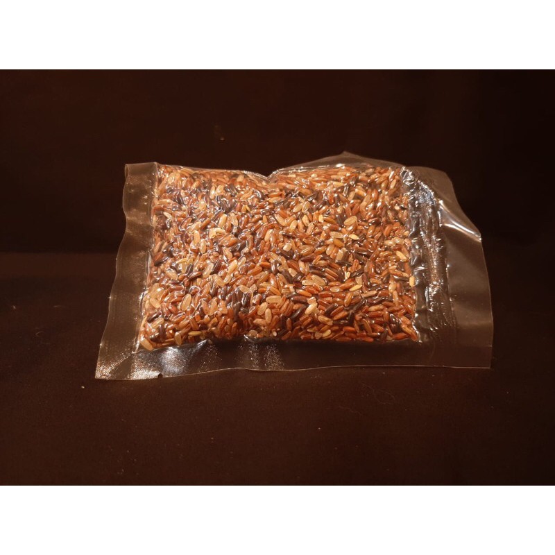 

Beras Mix 3 Organik 100 gr, Mix Beras Merah, Coklat dan Hitam