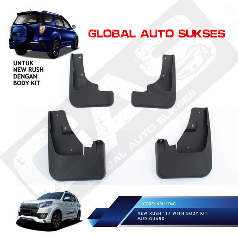 MUDGUARD / MUD GUARD / KARPET LUMPUR MOBIL TOYOTA ALL NEW RUSH / DAIHATSU ALL NEW TERIOS BODY KIT