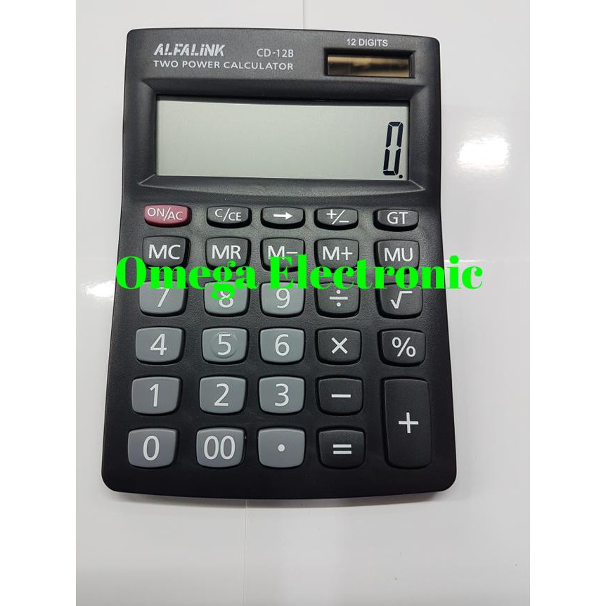 

♧ Alfalink Calculator CD-12B - Kalkulator Meja Office Desktop CD 12 B ✭