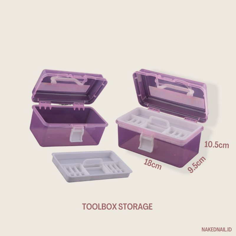 storage nail box kotak box serbaguna nail art nailart