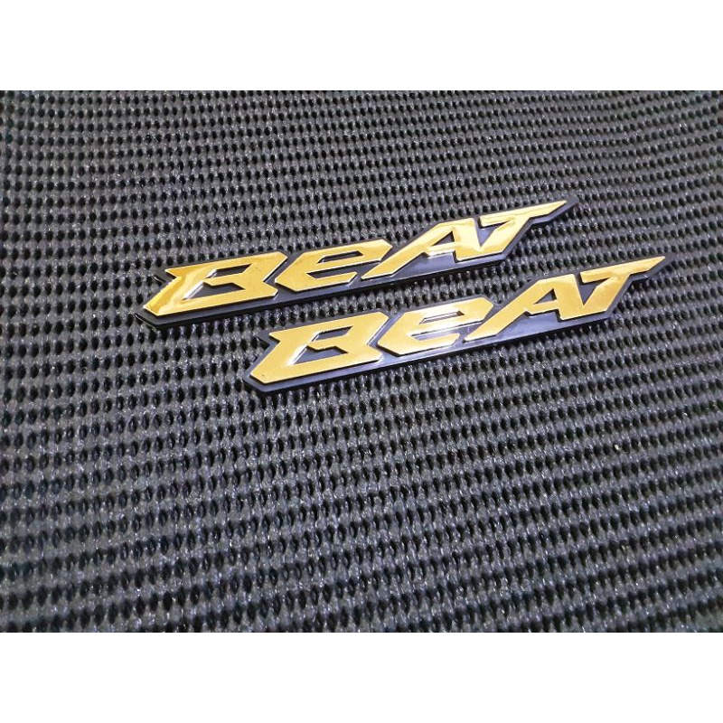 EMBLEM LOGO 3D TULISAN BEAT 2020 TIMBUL BAHAN PLASTIK