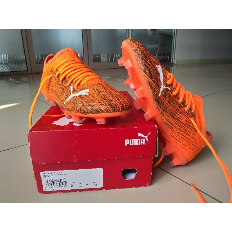 PUMA ULTRA 3.1 FG/AG ORIGINAL 10608601 SHOCKING ORANGE