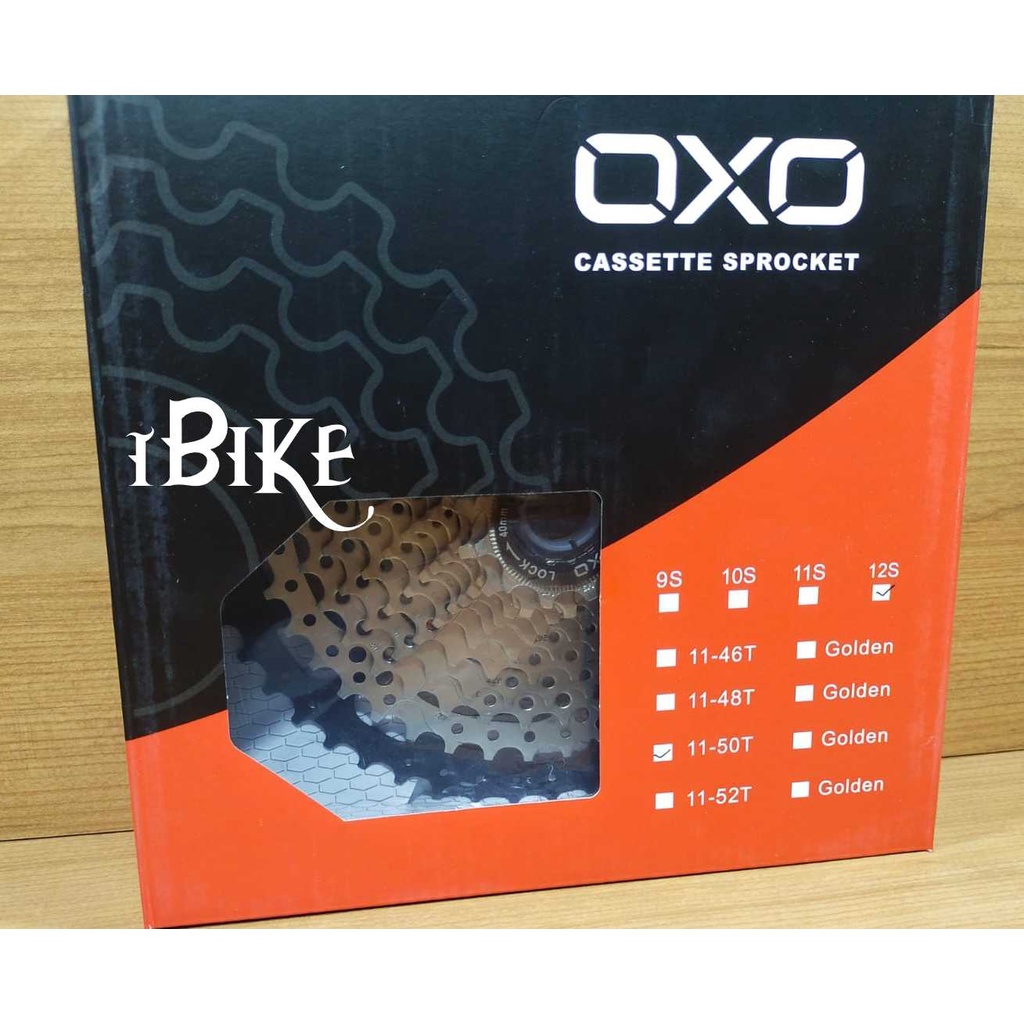 Sprocket OXO 12 Speed 11 50 T free hub Model Slop Cassete bukan microspline