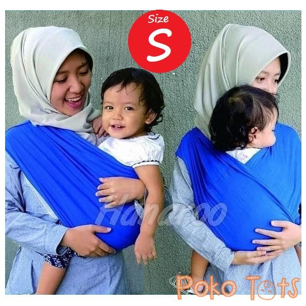 Hanaroo Simple Baby Wrap SMALL (S) Gendongan Kaos 2in1 Geos Bayi Praktis