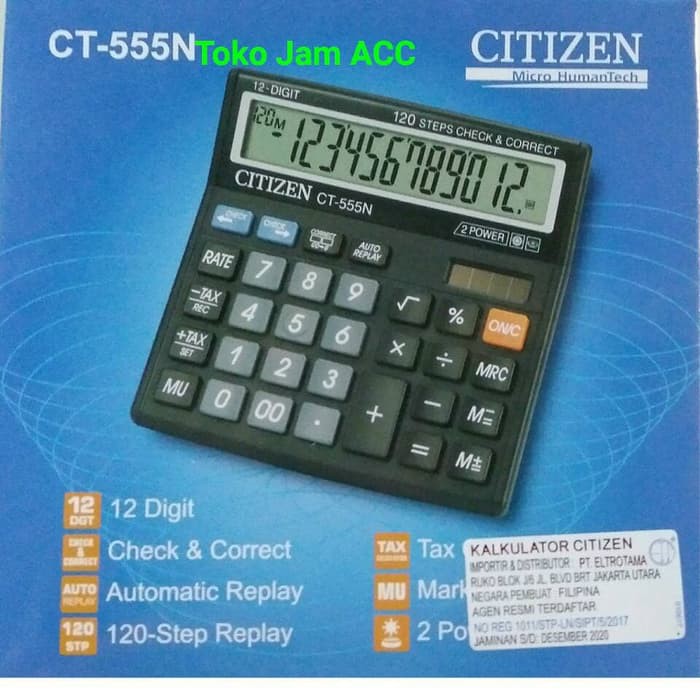 Kalkulator Citizen CT-555N ORIGINAL