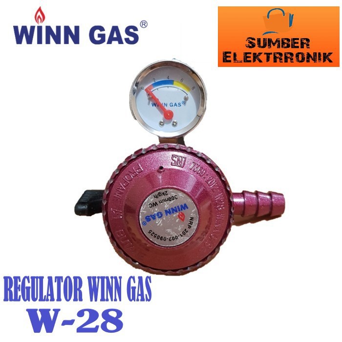 Winn gas , W 28 , Win Gas , Regulator Gas LPG , Meter Free Bubble