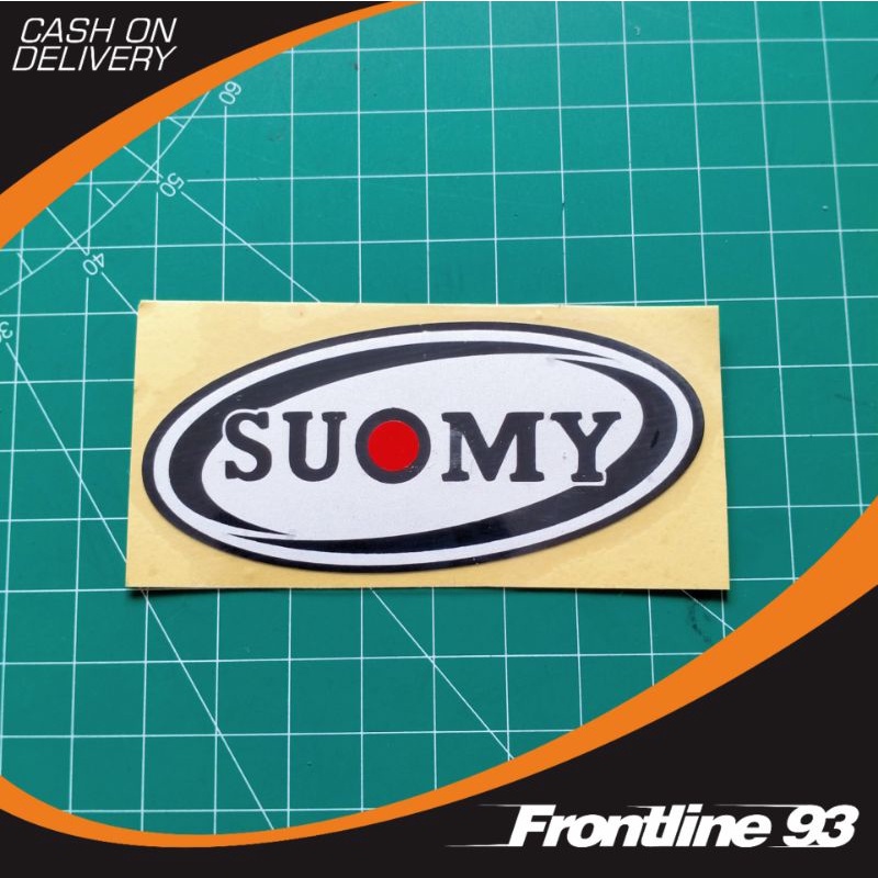 Sticker Cutting SUOMY- stiker Suomy helmet- stiker racing - stiker motor mobil helm dll