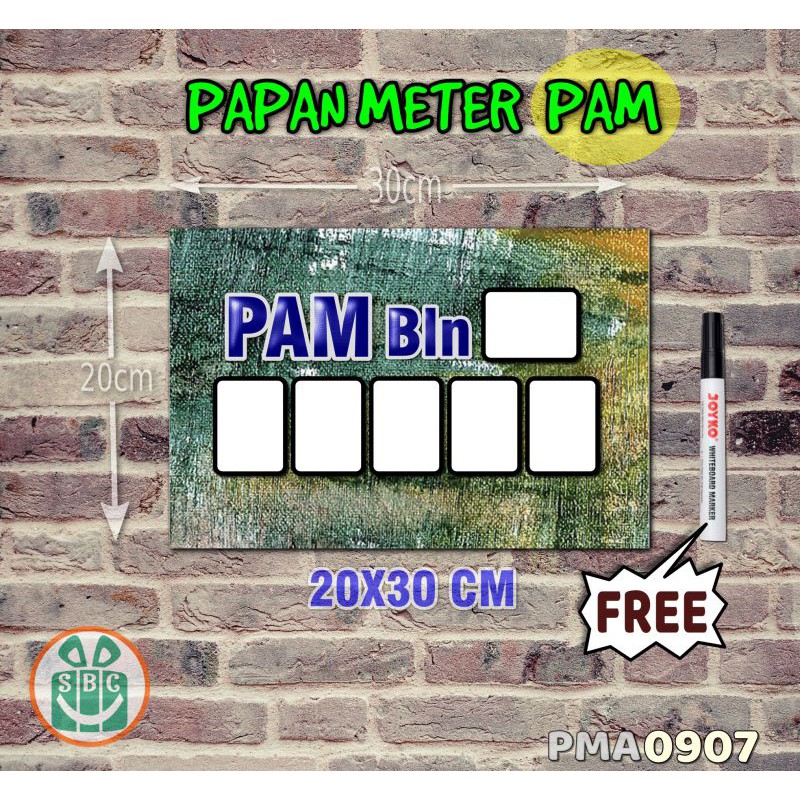 

Stokastik Papan Meter Listrik PLN PAM motif Unik - Lukis 07