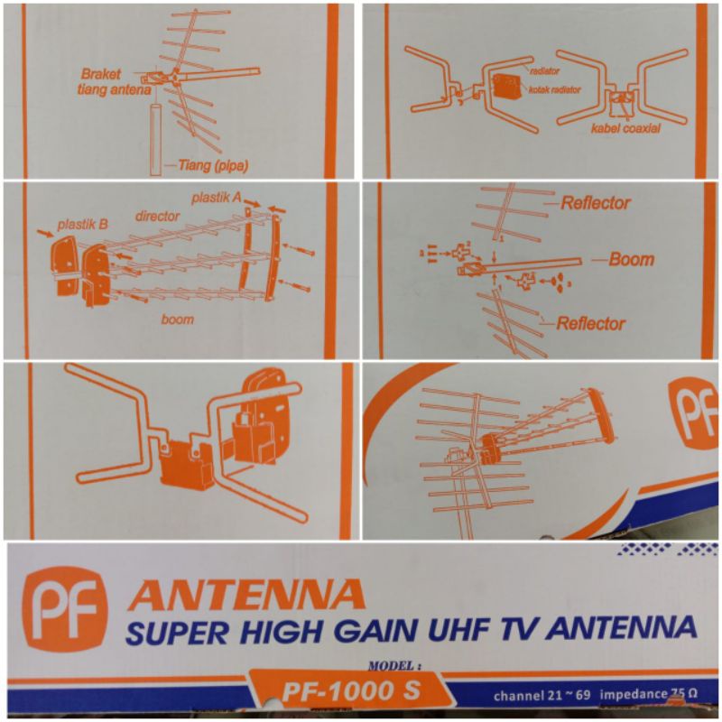 ANTENA TV DIGITAL PF 1000 S