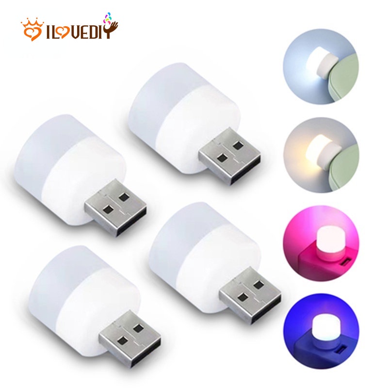 Lampu Baca LED Mini Portable Tenaga USB Power Charging Proteksi Mata