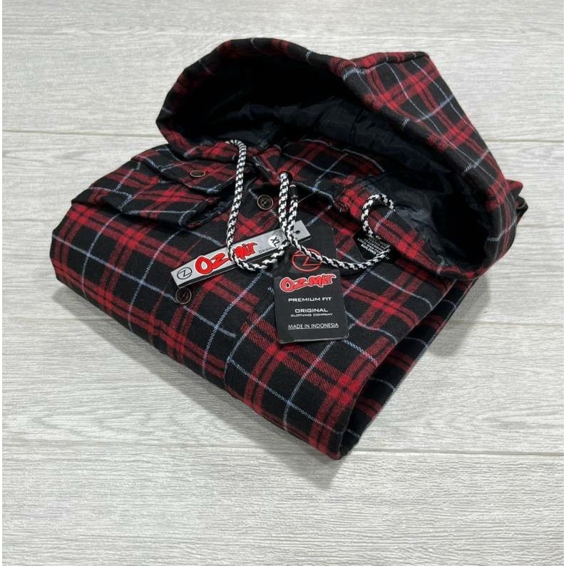 Xenon.Inc - Flanel Hoodie Original Premium M  L XL / Flanel Hoodie Pria / Flanel Hoodie Wanita / Kem