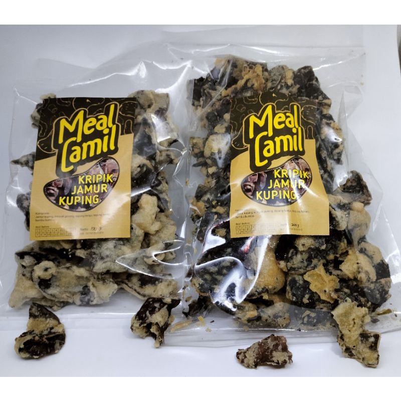 

Meal camil kripik jamur kuping 200 gram