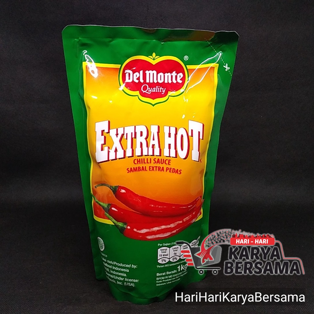 

DEL MONTE SAMBAL EXTRA HOT REFILL POUCH 1000ML