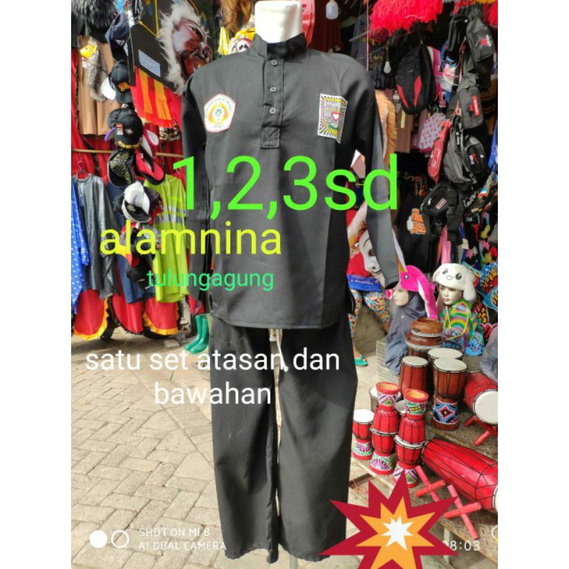 baju silat karate IPSI celana kombor panjang