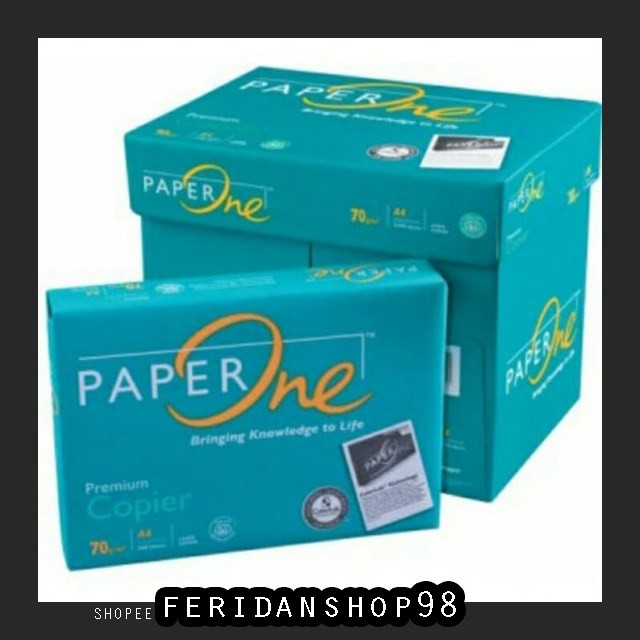 

FS1250 KERTAS PRINT & FOTOCOPY KERTAS HVS 70GR ATK A4 PAPER ONE BY FERIDANSHOP98