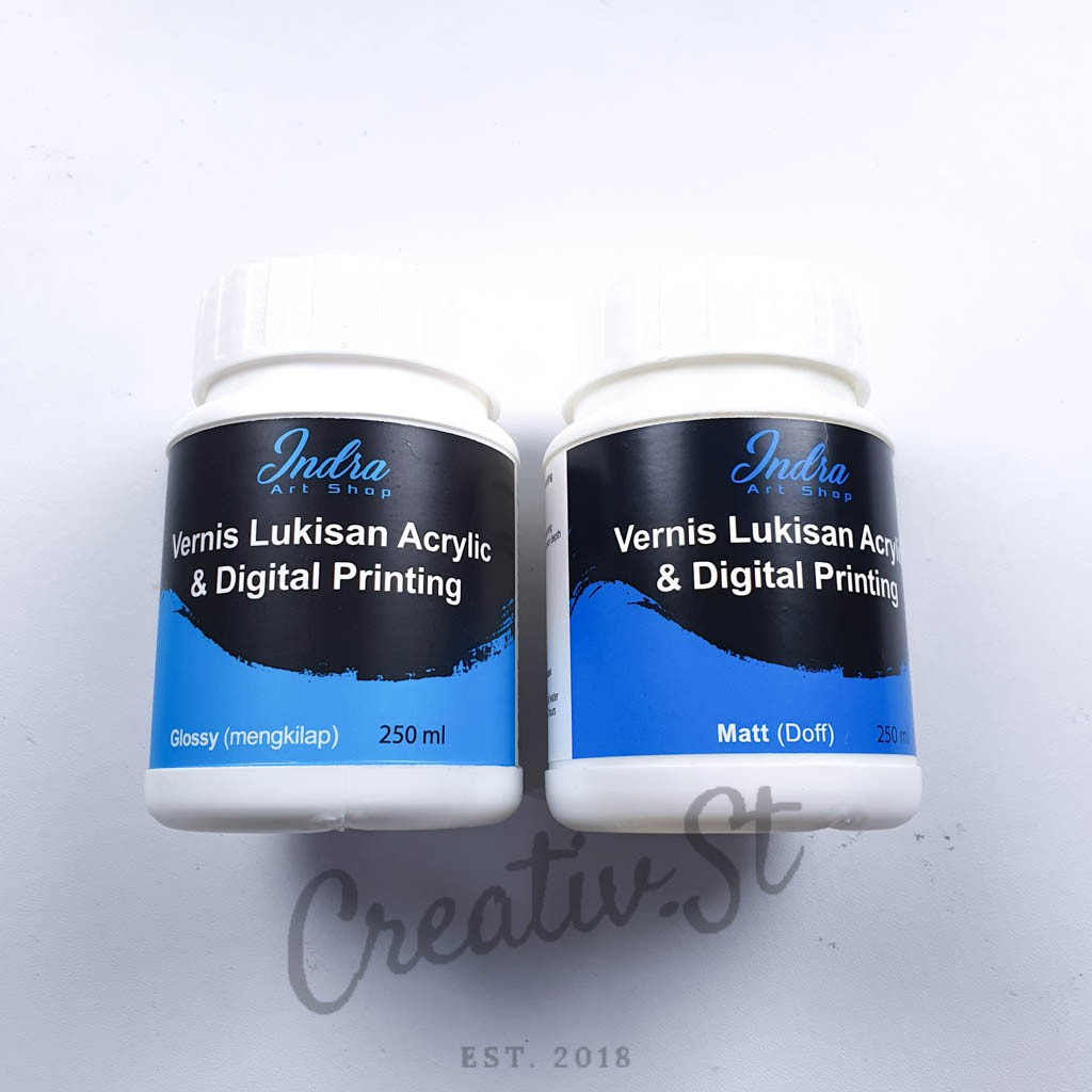 

Cat Varnish Acrylic Clay Vernish Lukis Doff Glossy 250 Ml Pernis Pelapis Akhir Cat