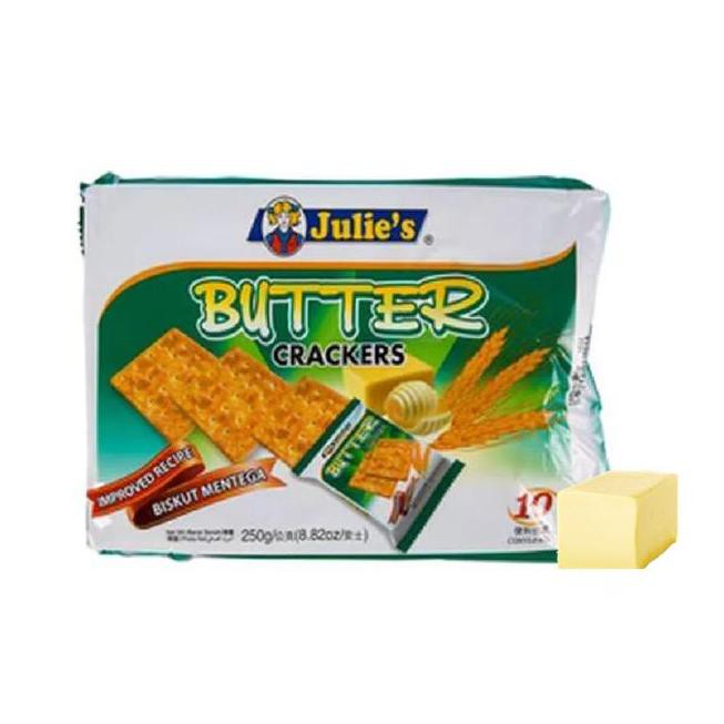 

[KODE PRODUK 136] Julies Butter Crackers 250 gr x 2 pcs TERMURAH..!!