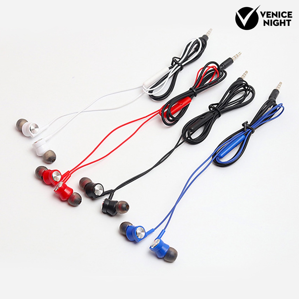 (VNEP) (Berkabel) Hy-1 Headset Earphone Gaming in-ear Bass Stereo Noise Reduction Kabel Jack 3.5mm Dengan Mic Built-in