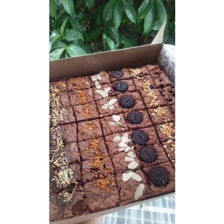 

BROWNIES FUDGY / brownies sekat / brownie / brownies 25