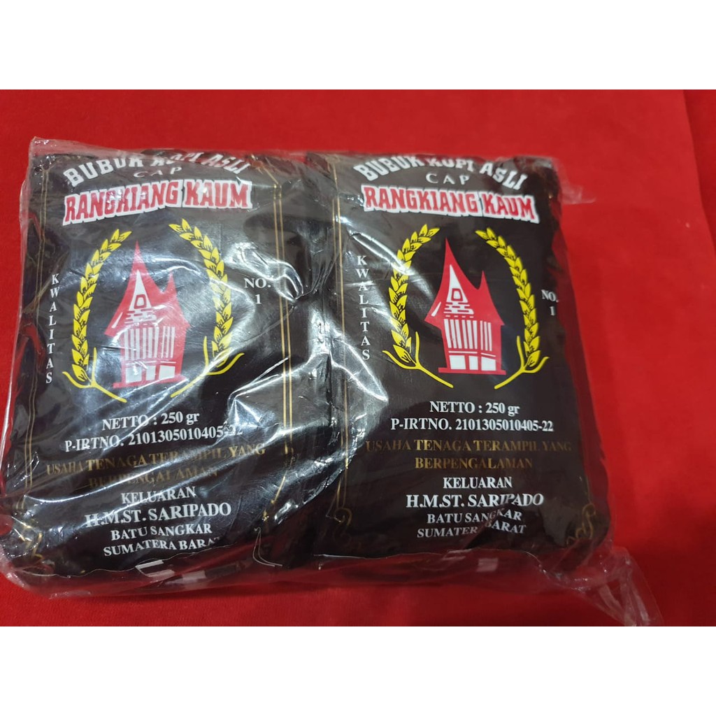 

KOPI RANGKIANG KAUM ( ISI 4 PACK 250gram ) ASLI KOPI BATUSANGKAR NO 1