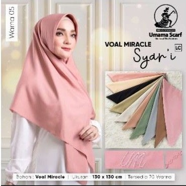 Voal Ultimate Syar'i by Umama Scraf Size 130x130 Cm