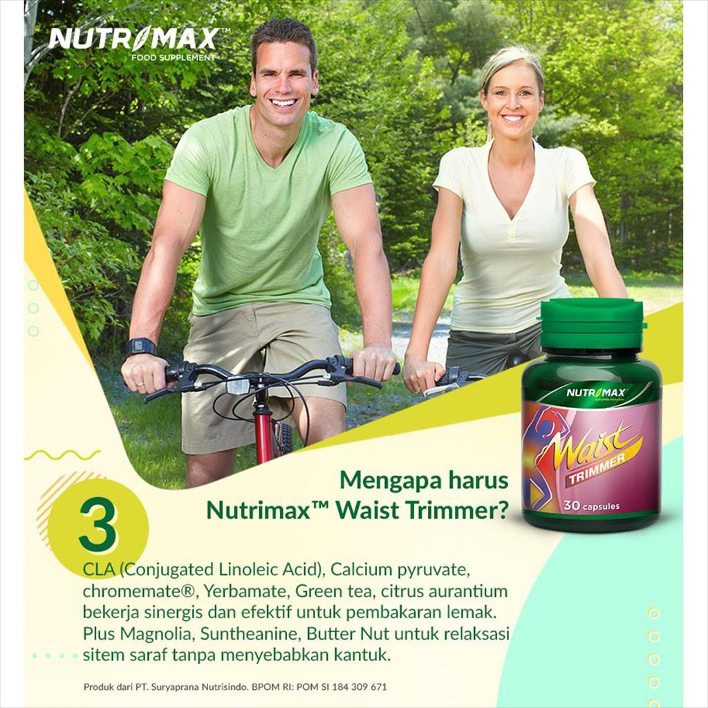 Obat Pelangsing Nutrimax Waist BPOM made in USA