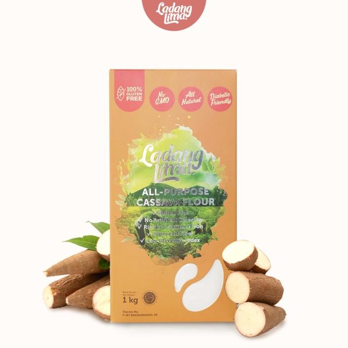 

TEPUNG SINGKONG LADANG LIMA 1 KG (CASSAVA FLOUR 1 KG)