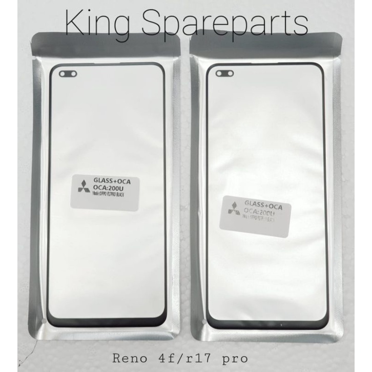 KACA GLASS LCD + LEM OCA OPPO F17 PRO RENO 4F ORIGINAL