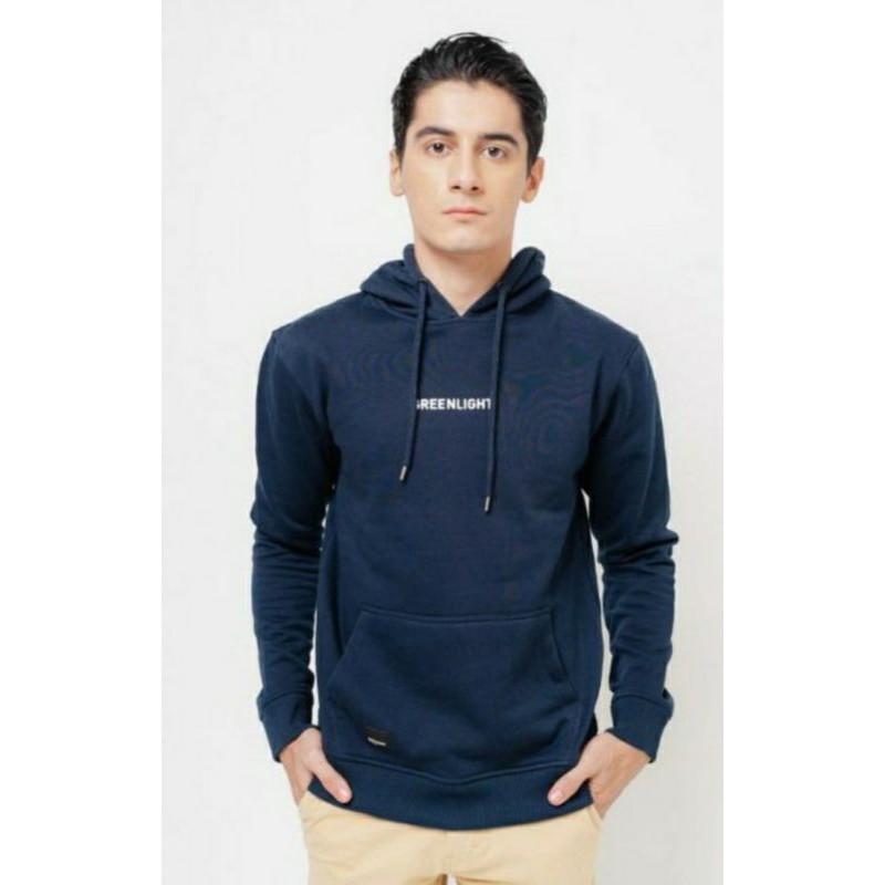 hoodie greenlight/ jaket greenlight/ sweater greenlight / hoodie sweater ariel / sweaterhoodie pria-Navy