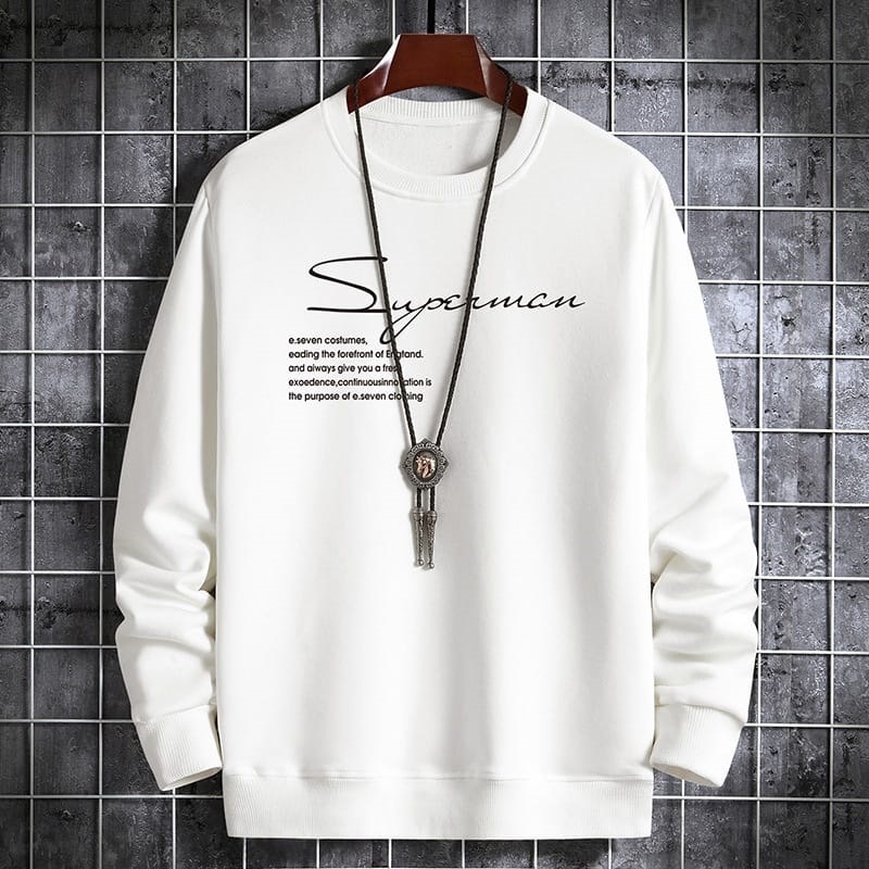 Sweater Pria Grosir Berkualitas -Superman Sweater