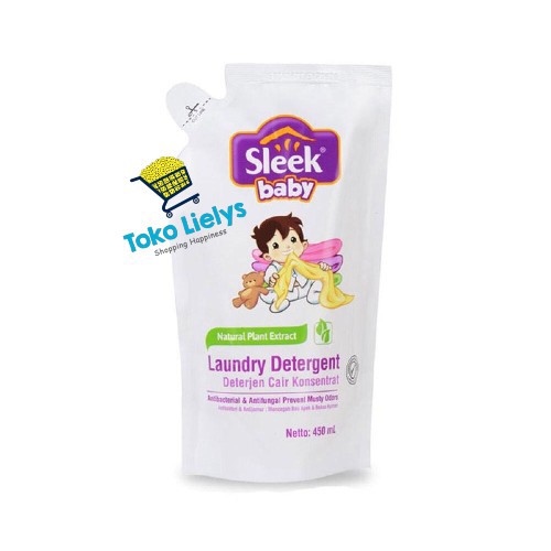 Sleek Laundry Detergent Refil 450 ML 900 ML SLEEK BABY LAUNDRY