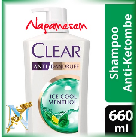 CLEAR SHAMPO ice cool menthol 660ml 660 ml clear shampoo