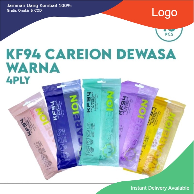 MASKER KF94 CAREION/FACE MASK 4PLY