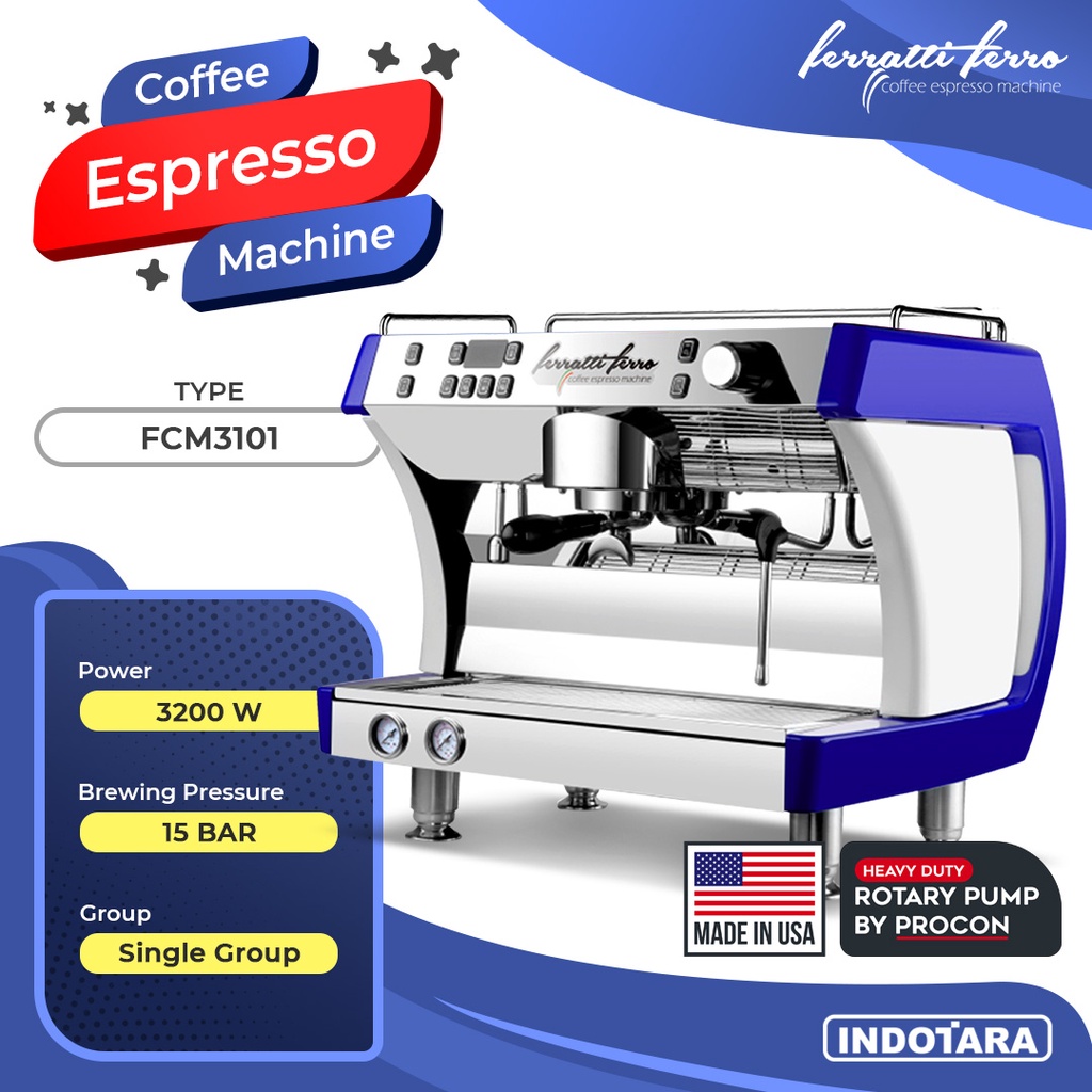 Mesin Kopi Ferratti Ferro Espresso Machine/ Coffee Maker FCM3101