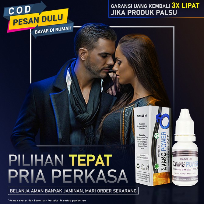 DISKON !!! OBAT OLES HERBAL PEMBESAR ALAT KELAMIN PRIA ZHANG POWER - ORI