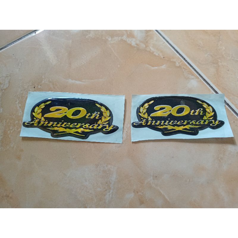 Stiker/Emblem rx king spesial aniversary 20th rx king 2003 SE