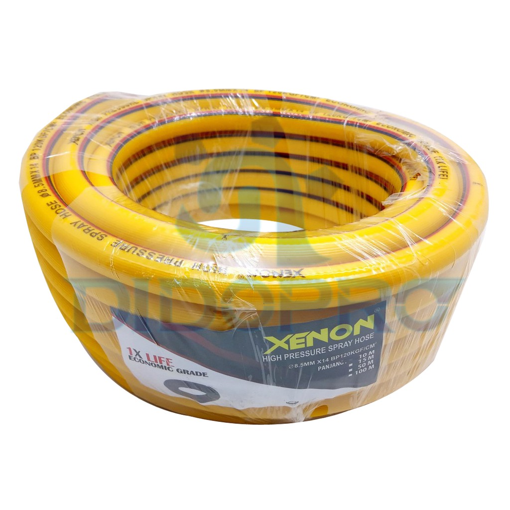 XENON 5 Meter Selang Kompresor Kuning- High Pressure Spray Hose