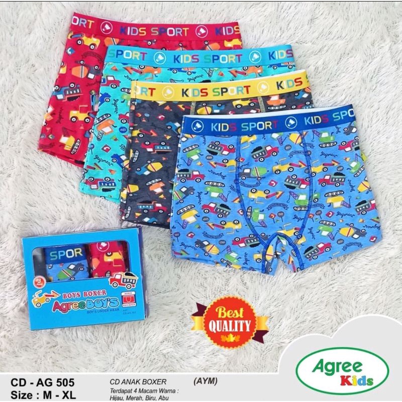 Boxer Anak /celana dalam anak Agree Boy's/ 1 pcs