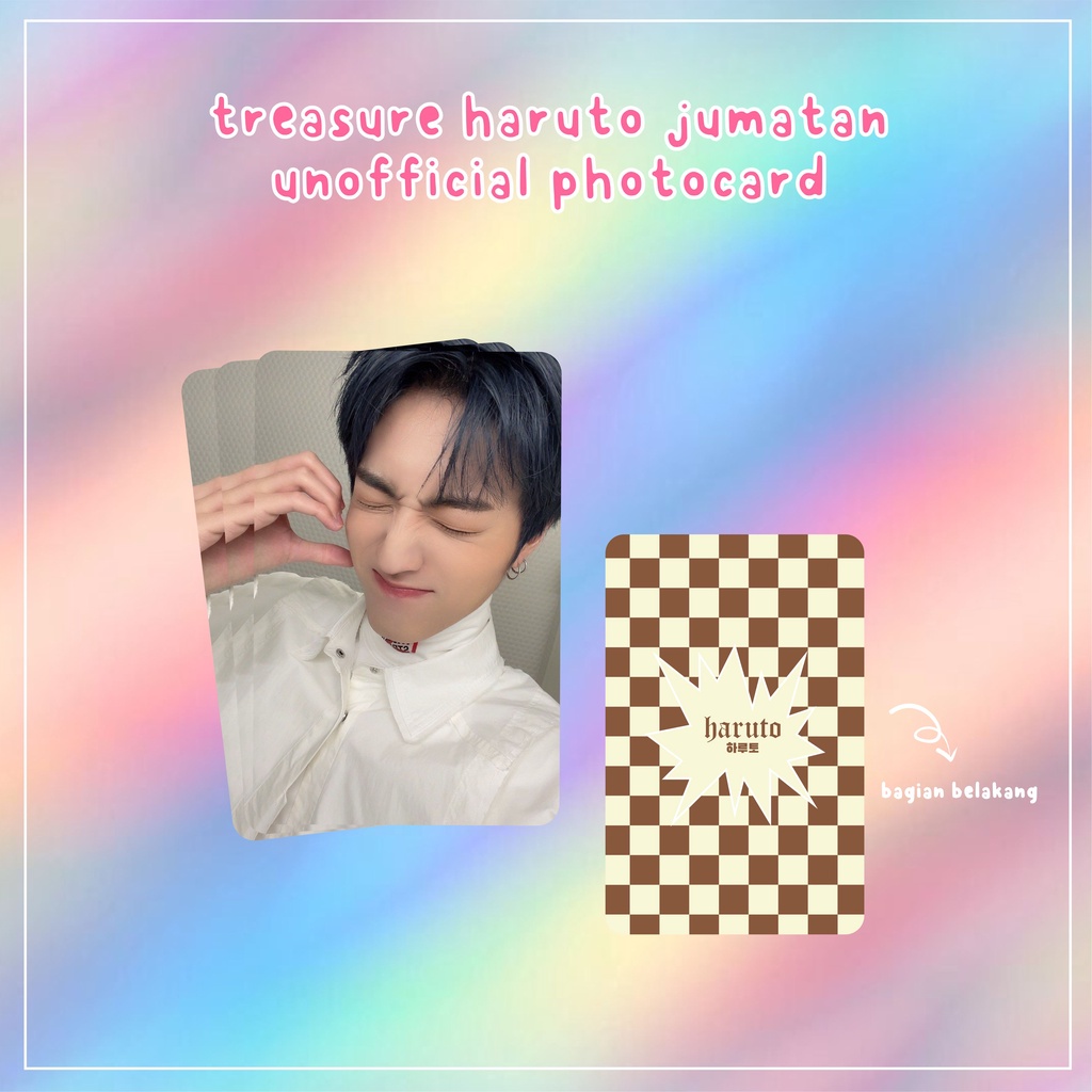 TREASURE Haruto Jumatan Unofficial Photocard (MIN. BELI 5)