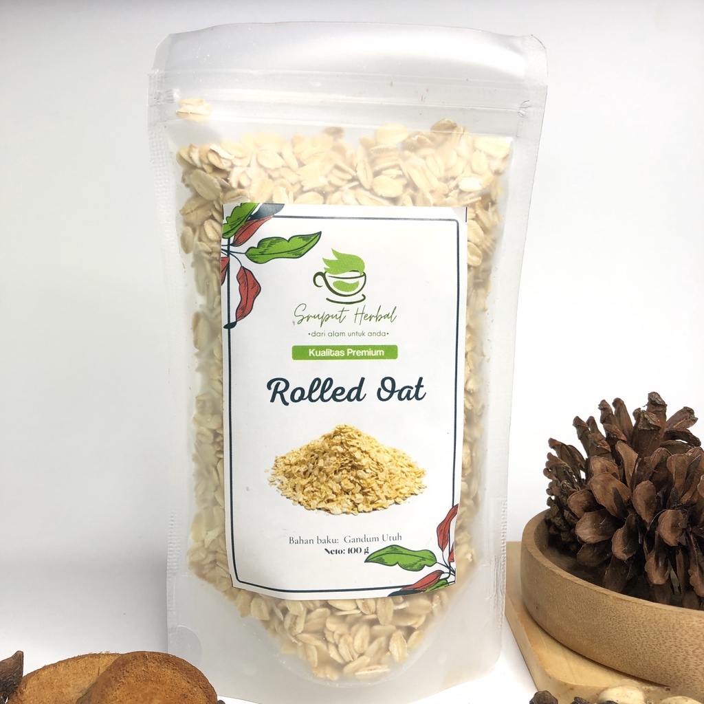 100gr Rolled Oat Gandum Utuh Gandum Kasar Premium Berkualitas Healthy Food Sruput Herbal