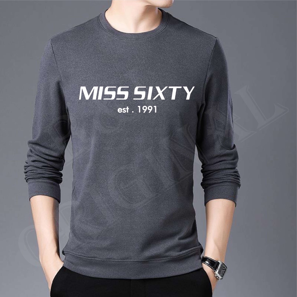 BS//COD//BAJU KAOS SIXTY //T-SHIRT TANGAN PANJANG//FASHION PRIA DAN WANITA//GOOD QUALITY