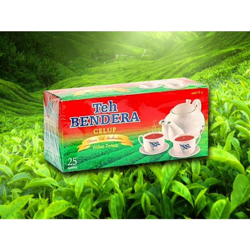 

1 pak teh bendera celup 25 s